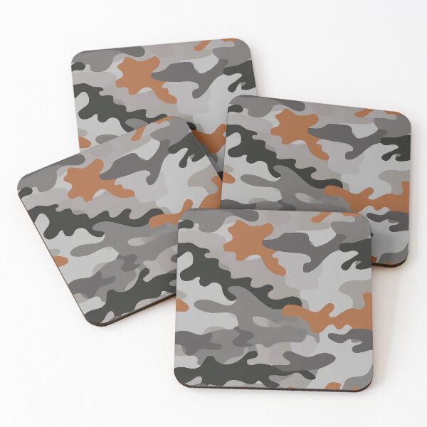 Item preview,  Camouflage Design with a mix of metallic colors like silver, bronze, and gunmetal grey designed and sold by HEMRO.