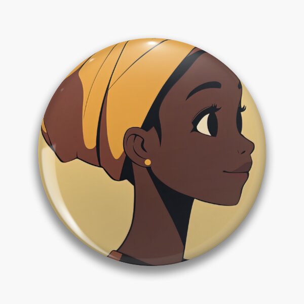 Item preview, Burkinabe woman | Anime style designed and sold by ComicsFactory.