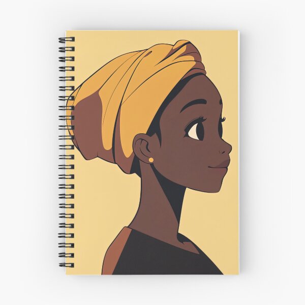 Item preview, Burkinabe woman | Anime style designed and sold by ComicsFactory.