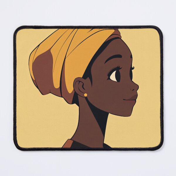 Item preview, Burkinabe woman | Anime style designed and sold by ComicsFactory.