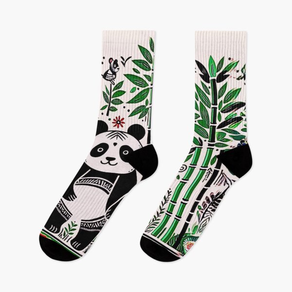 Item preview, painting of 2 pandas with bamboo forest designed and sold by MerryCrown.