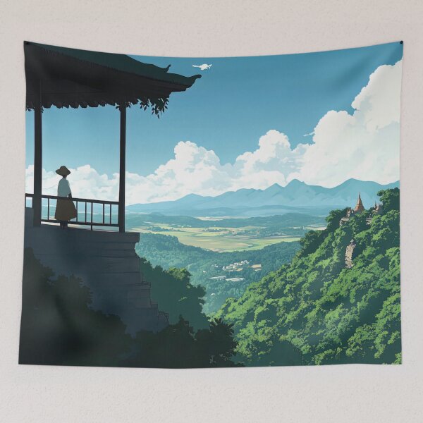 Item preview, Burma landscape | Anime style designed and sold by ComicsFactory.