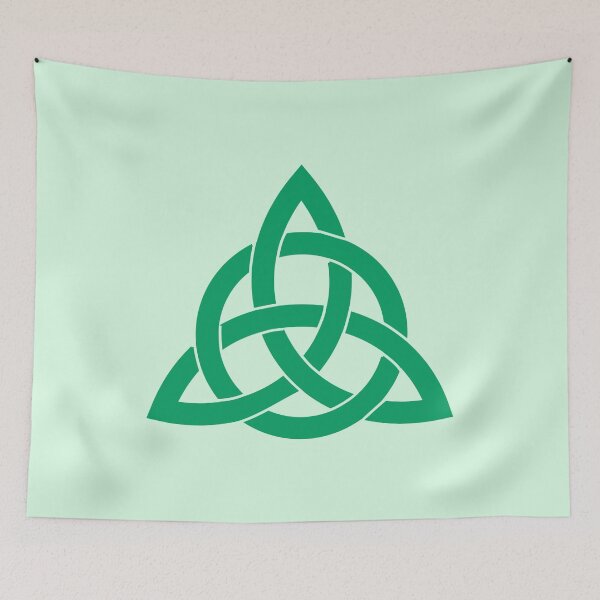 Item preview, Celtic Trinity Knot Irish Green designed and sold by Jeallan Designs.