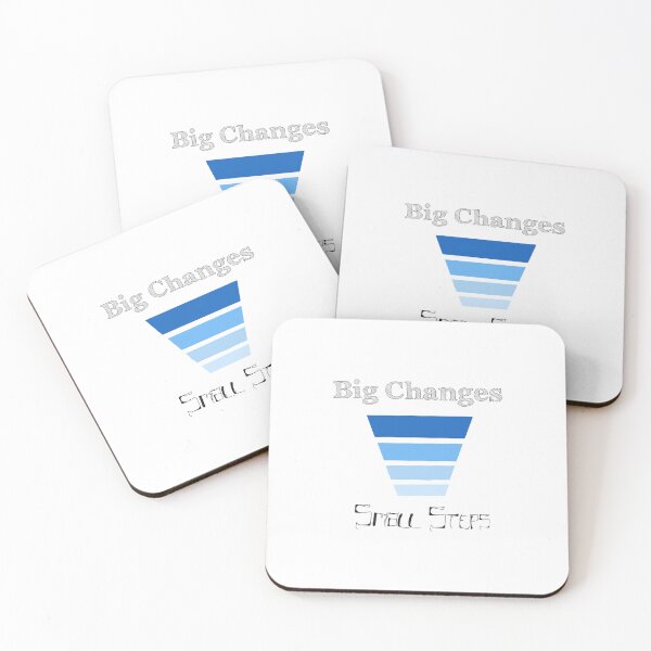 Item preview, Small Steps Big Changes - Minimalist Motivational Abstract Art designed and sold by THE JAVE STUDIOS.