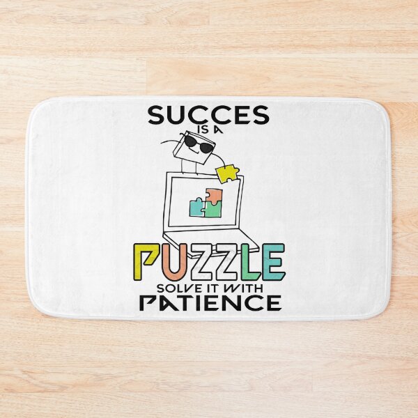 Item preview, Inspirational Quote on Success - Puzzle and Strategy Design designed and sold by koreatvtea.