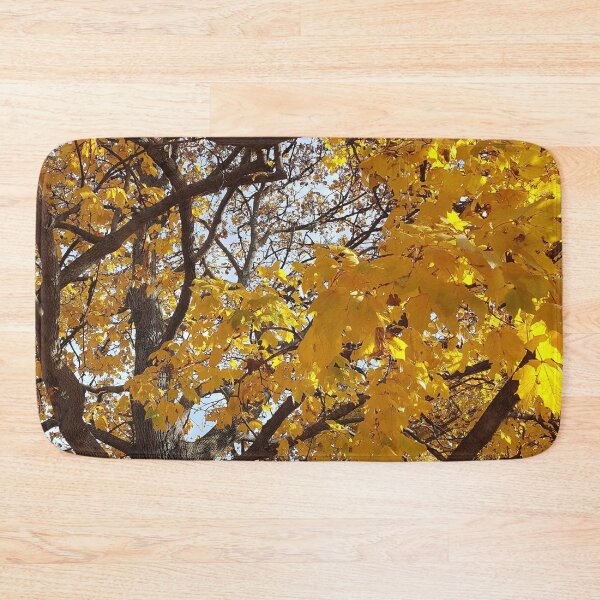 Item preview, Autumn's Change of Color Yellow Tree Leaves designed and sold by WhiteSoftPetals.