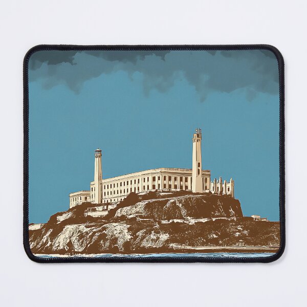 Item preview, Alcatraz Vintage Travel Poster designed and sold by Boddicca.