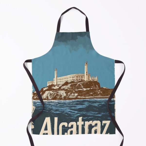 Item preview, Alcatraz Vintage Travel Poster designed and sold by Boddicca.