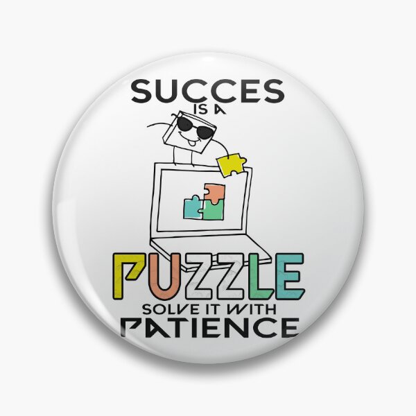 Item preview, Success is a Puzzle - Strategy Quote - Motivational Print designed and sold by koreatvtea.