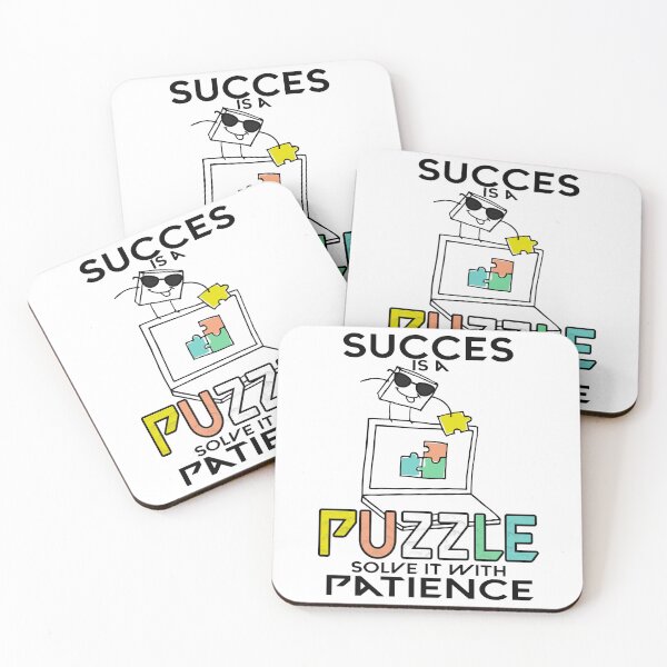 Item preview, Success is a Puzzle - Strategy Quote - Motivational Print designed and sold by koreatvtea.