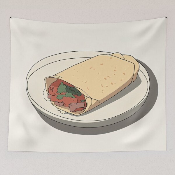 Item preview, Burrito | Anime style designed and sold by ComicsFactory.