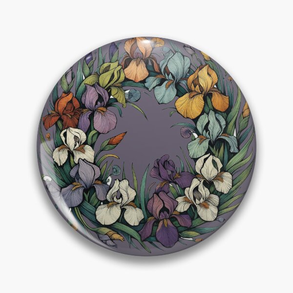 Item preview, Vintage Irises designed and sold by FrictionMaxxing.