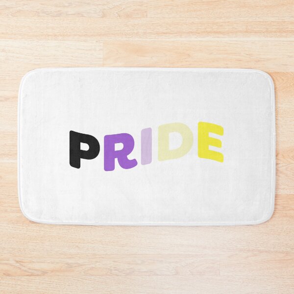 Item preview, PRIDE (curved) - Nonbinary designed and sold by Skyler Orion X.