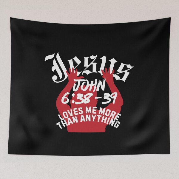 Item preview, Jesus loves me more than anything designed and sold by Peerless-Prime.