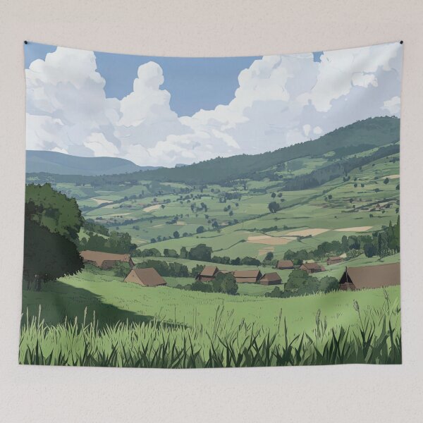 Item preview, Burundi landscape | Anime style designed and sold by ComicsFactory.