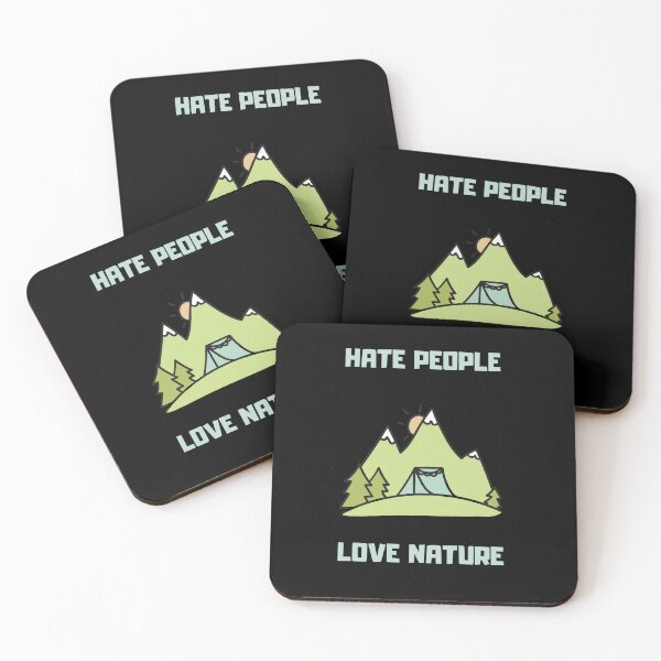 Item preview, Hate People Love Nature Funny Gifts For Mountains Lovers designed and sold by justforart91.