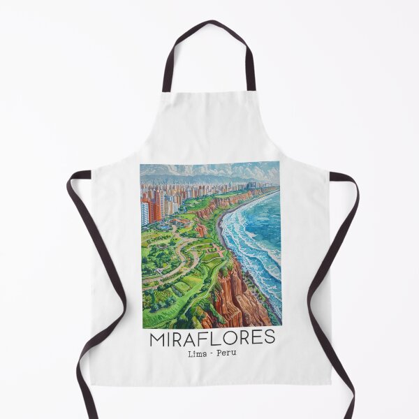 Item preview, A Vintage Travel Illustration of Miraflores District in Lima - Peru designed and sold by GoodOldVintage.
