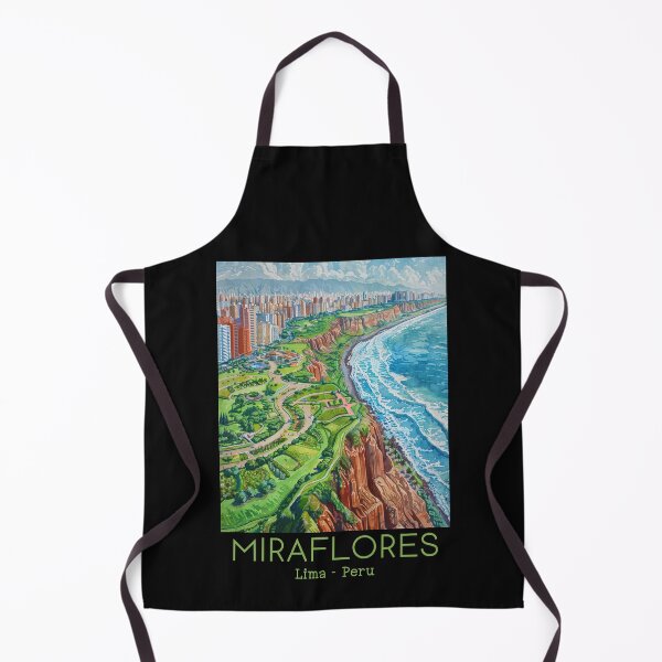 Item preview, A Vintage Travel Illustration of Miraflores District in Lima - Peru designed and sold by GoodOldVintage.