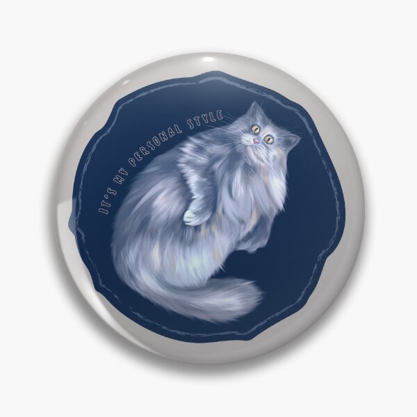 Item preview, Blue fat cat designed and sold by InnnaMorata.