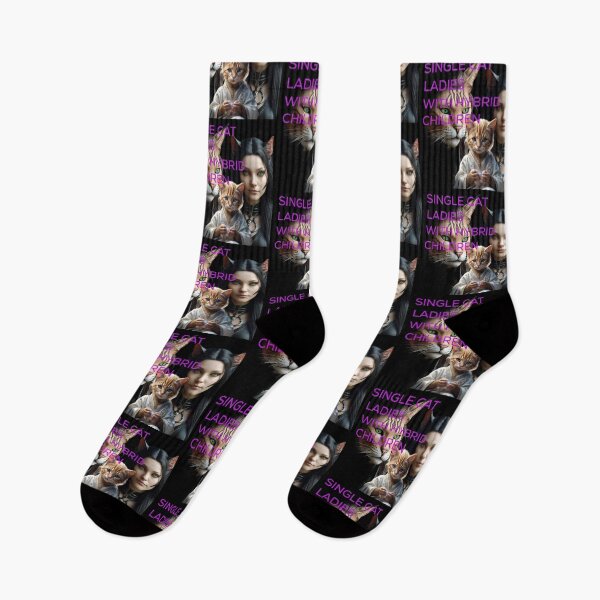 Item preview, Single cat ladies with hybrid children  designed and sold by treeprofiri.