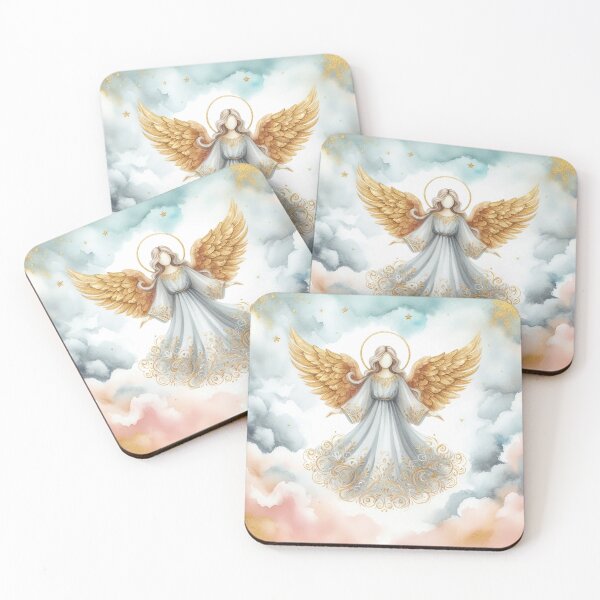 Item preview, Watercolor Angel designed and sold by Nostalgia Busters.