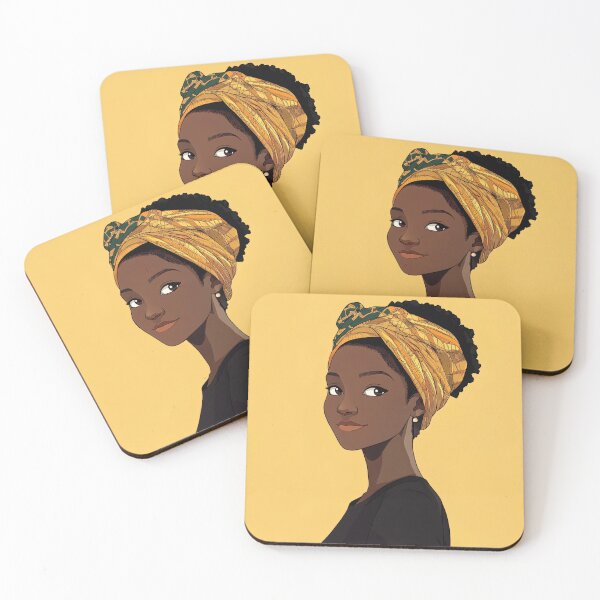 Item preview, Burundian woman | Anime style designed and sold by ComicsFactory.