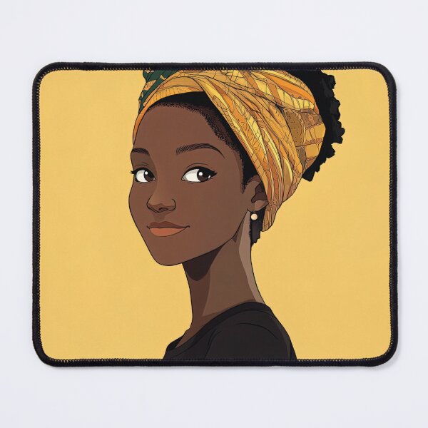 Item preview, Burundian woman | Anime style designed and sold by ComicsFactory.