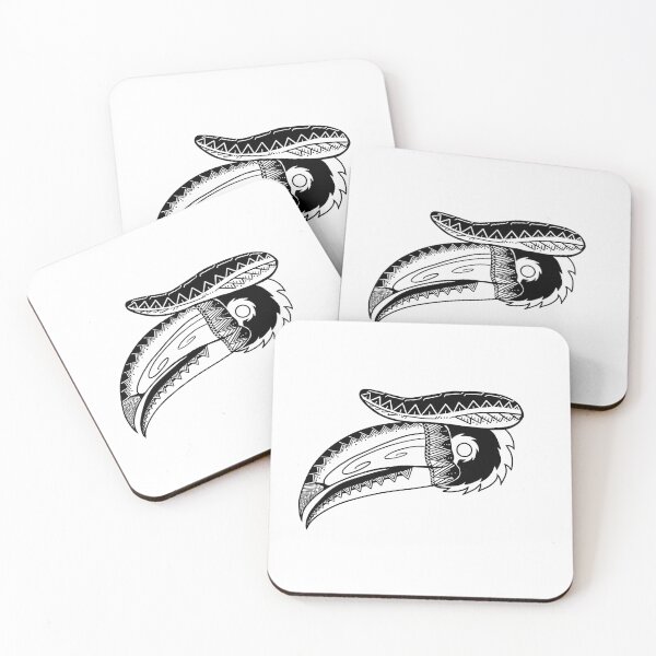 Item preview, Tribal Great Hornbill Bird designed and sold by Steeb757.