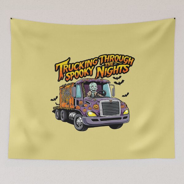 Item preview, Halloween Truck Driver Trucking Through Spooky The Nights designed and sold by MaateoDesign.