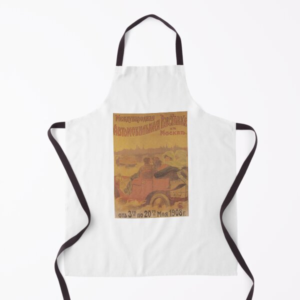 Item preview, International Automotive Exhibition Moscow - Vintage Poster - 1908 designed and sold by BASlade93.