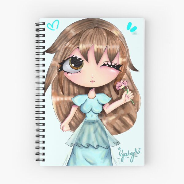 Item preview, Garota fofa com uma flor designed and sold by HtppsGabyCute.