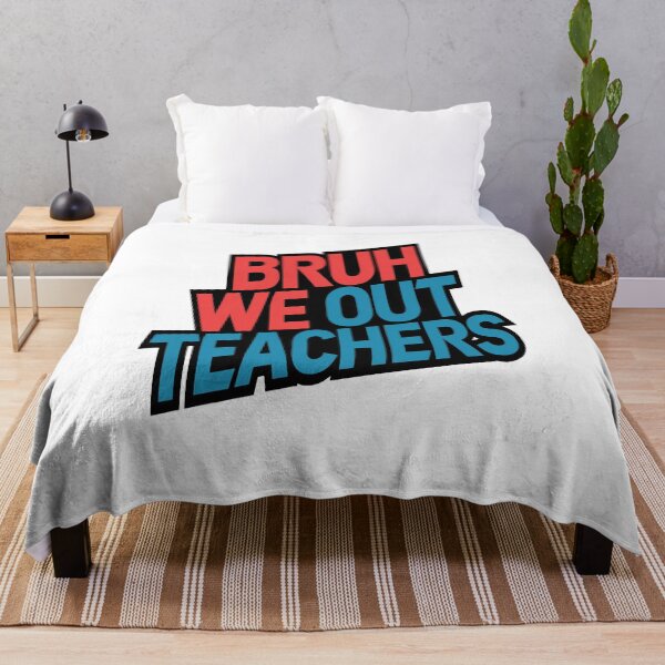 Item preview, Bruh We Out Teachers T-shirt designed and sold by Mahmoudshoping.