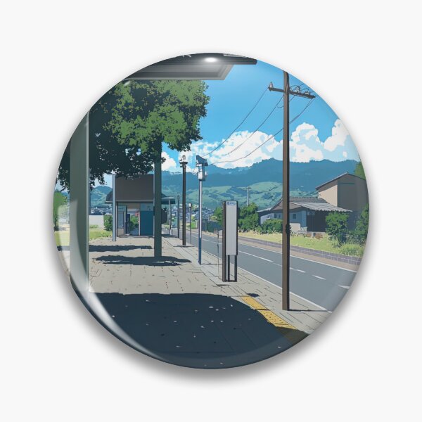 Item preview, Bus station | Anime style designed and sold by ComicsFactory.