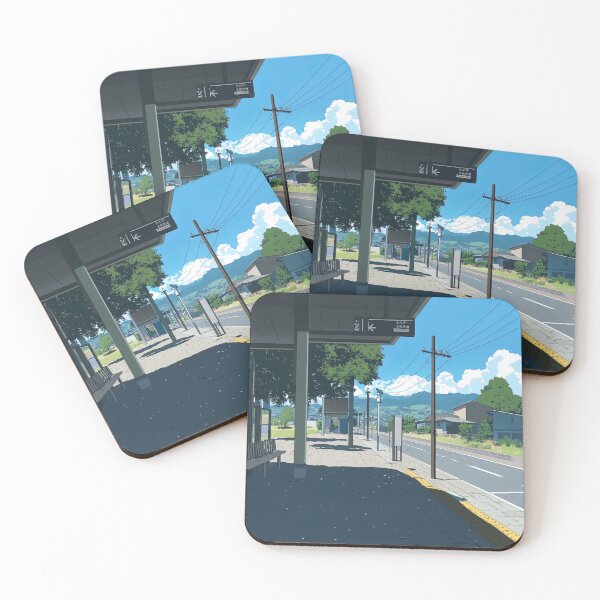 Item preview, Bus station | Anime style designed and sold by ComicsFactory.