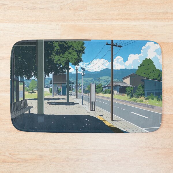 Item preview, Bus station | Anime style designed and sold by ComicsFactory.