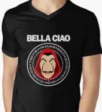 La casa de Papel Men's V-Neck T-Shirt