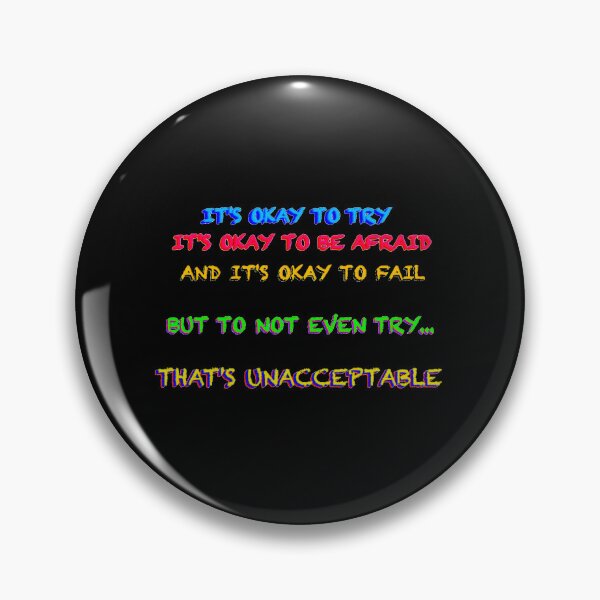 Item preview, That's Unacceptable: motivational poster designed and sold by flagsam18.