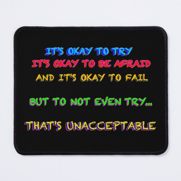 Item preview, That's Unacceptable: motivational poster designed and sold by flagsam18.