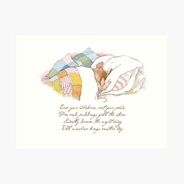 Primrose goes to sleep Art Print