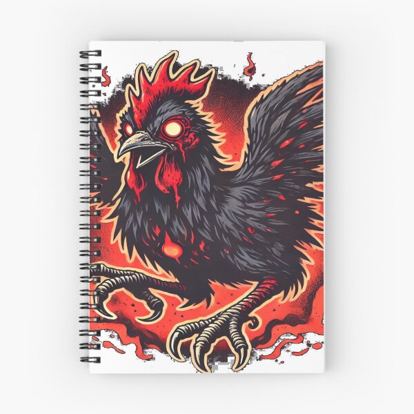 Item preview, Hellish Chicken with Glowing Eyes designed and sold by Genady.