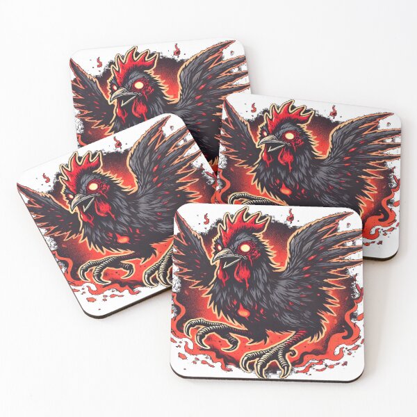 Item preview, Hellish Chicken with Glowing Eyes designed and sold by Genady.