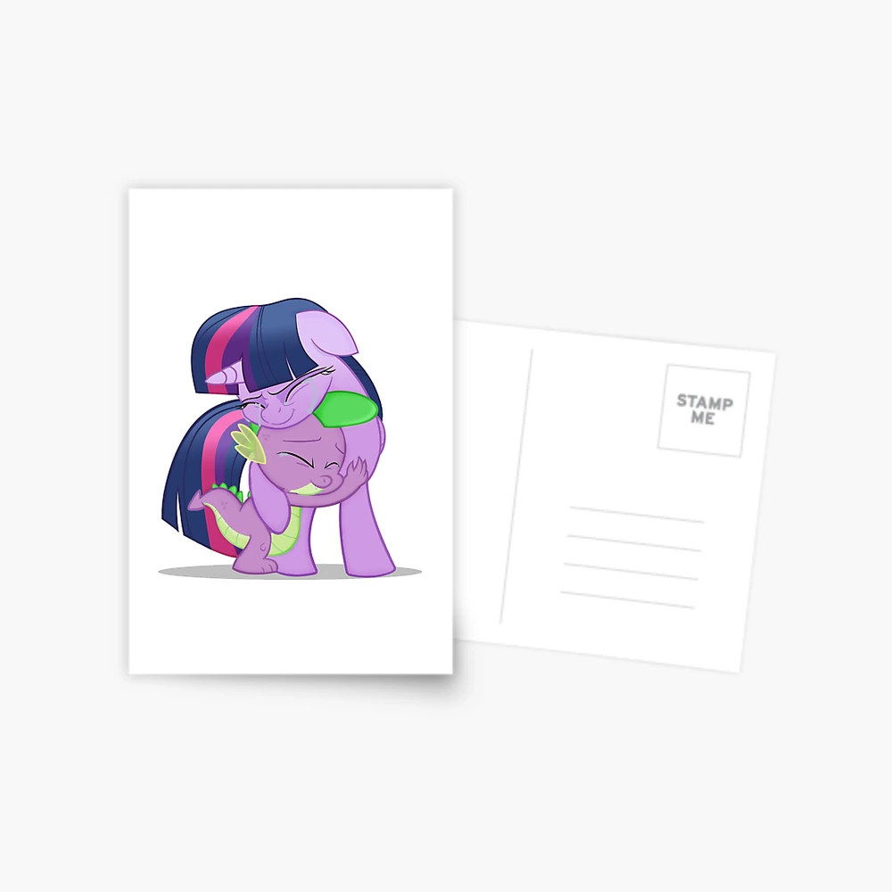 My Little Pony The Movie: Spike and Twilight  Postcard for Sale by  JoannaDoodles