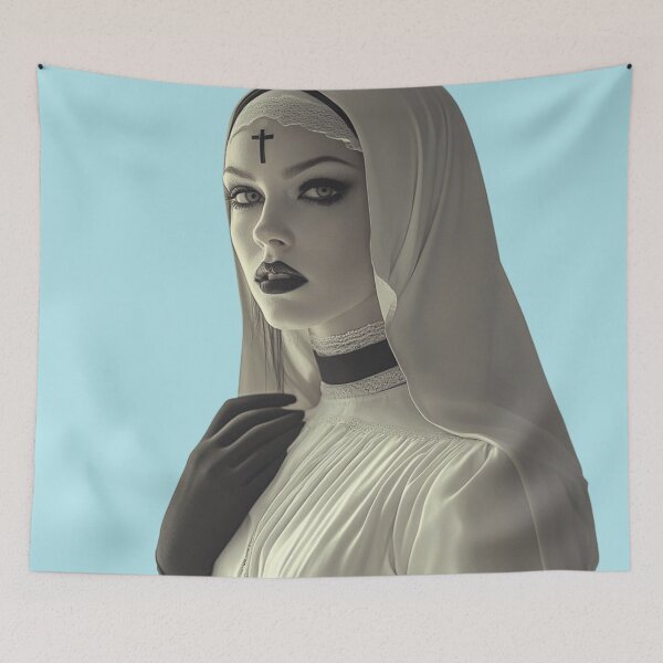 Item preview, bad nun designed and sold by CursedbyLilith.