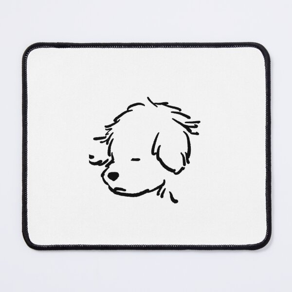 Item preview, Artistic cute dog drawing (transparent background) (versions) designed and sold by ThomasKarlowski.