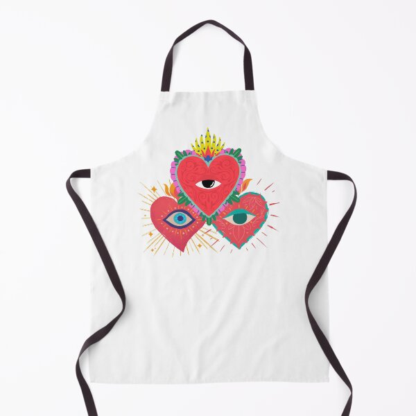 Item preview, Vibrant Hearts ablaze with evil eyes designed and sold by GuesthozGraphix.