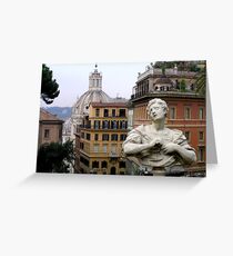 Via Mazzarino park Greeting Card