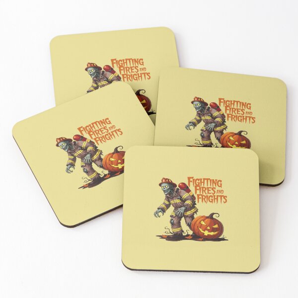 Item preview, Halloween Firefighter Fighting Fires and Frights designed and sold by MaateoDesign.