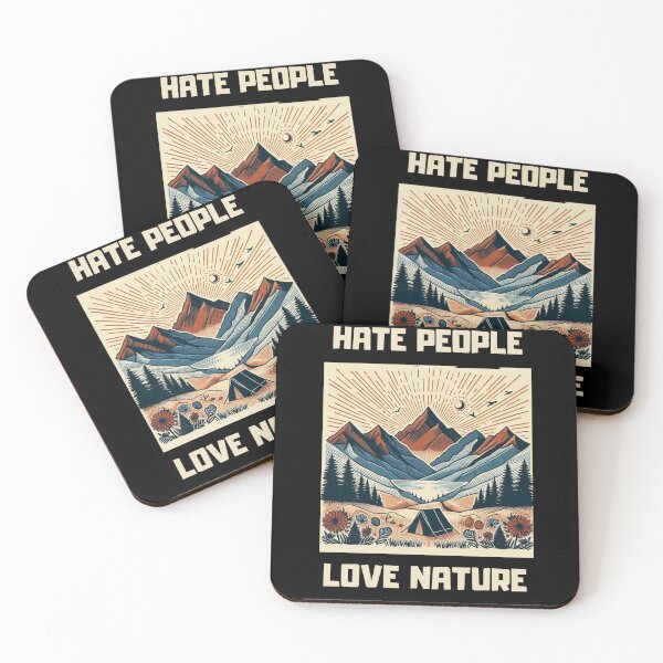 Item preview, Hate People Love Nature Gifts For Nature Lovers  designed and sold by justforart91.