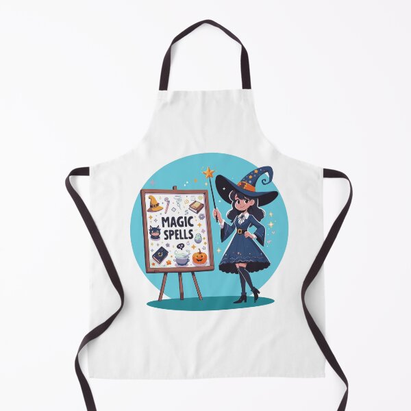 Item preview, Cute Witch with Magic Spells | Halloween 2024 | V3 designed and sold by BDLuck2021.