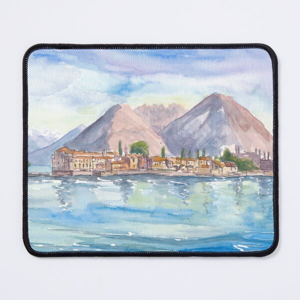 Item preview, Lago Maggiore Borromean Islands  - Isola Bella Scene from Lake designed and sold by artshop77.